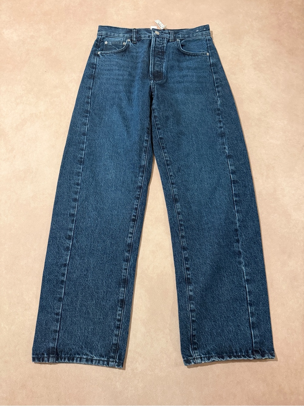 Madewell Tall Pieced Barrel-Leg Jeans • size 27 Tall • NWT • NY517 - Picture 11 of 11